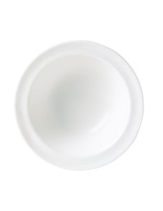 Monaco Bowl Stone Rim White 16.5cm