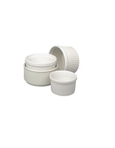 Classic Ramekin Fluted White 17cl 2