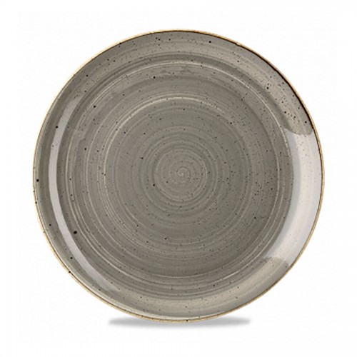 Peppercorn Grey Large Coupe Plate 12 3/4inch