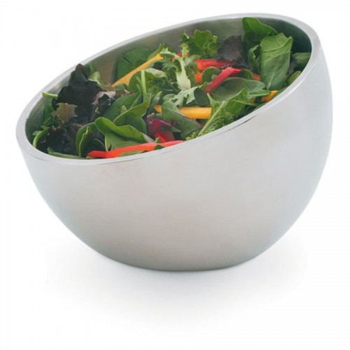Bowl 0.95ltr Round Stainless Steel 18.8cm
