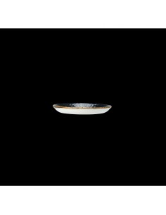 Steelite Craft Double Well Saucer Liquorice 11.75cm
