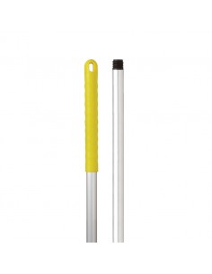 Abbey Hygiene Handle - Yellow Grip 125cm 48 inch