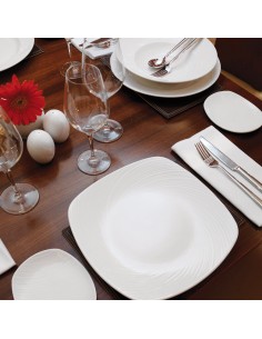 Spyro Plate Oval White 20.25cm