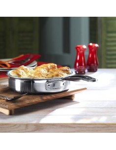 Le Creuset 3-Ply Stainless Steel Saute Pan 24cm