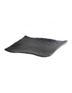 Mirage Martello Black Square Platter 28cm