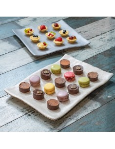 Mirage Martello Black Square Platter 28cm 2