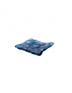 Pordamsa Mar Blue Glass Tray 15 x 14cm