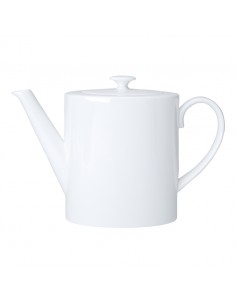 Coupe White Oval Coffee Pot 100cl