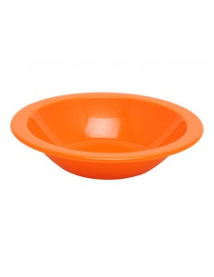 Bowl Stone Rim Orange 17cm Polycarbonate