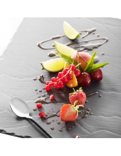 Basalt Plate Rectangular Slate Effect 20 x 30cm 2