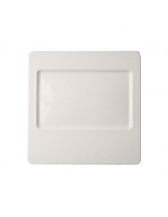 Allspice Square Plate Sesame 19x19cm