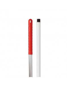 Abbey Hygiene Handle - Red Grip 125cm 48 inch