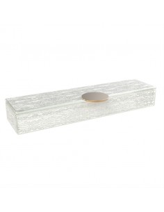 Glass Studio White Box With Lid 28 x 7 x 4cm
