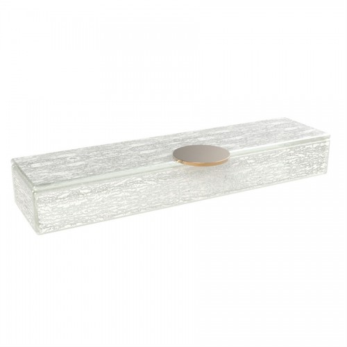 Glass Studio White Box With Lid 28 x 7 x 4cm
