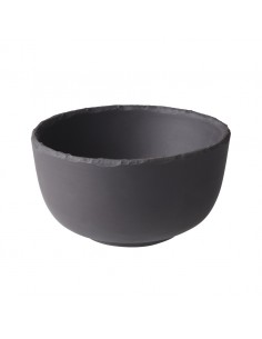 Basalt Round Bowl Slate Effect 10cm. 0,25L