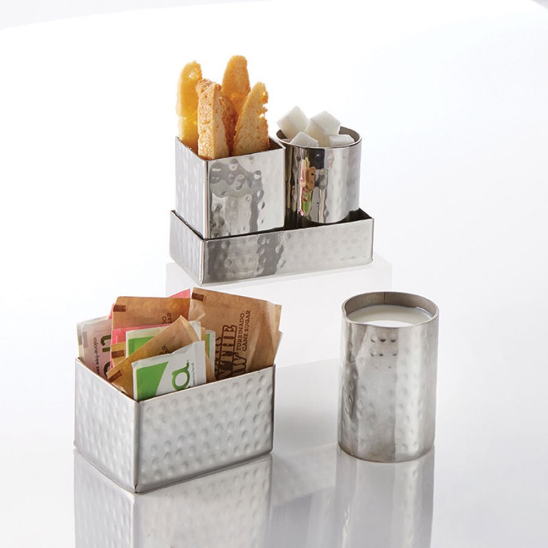 Sugar Cube Holder Hammered