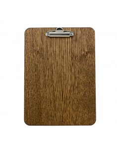 A5 Wooden Clip Board 17 5 x240 4mm Dark Oak