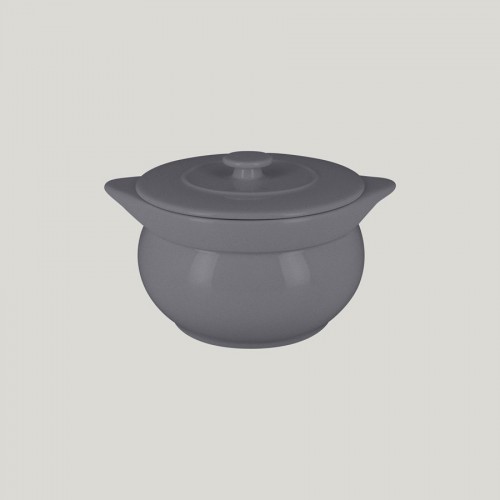 Chef's Fusion Round Soup Tureen & Lid Grey