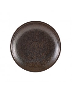 Terra Porcelain Black Deep Coupe Plate 21cm