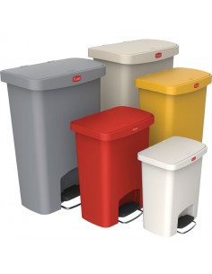 Trust Step On Bin 15 Litres Red Front Step