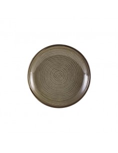 Terra Porcelain Grey Deep Coupe Plate 28cm