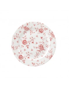 Vintage Print Cranberry Rose Chintz Plate 27.6cm