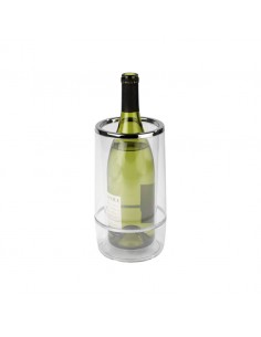 Wine Cooler Double Walled Clear 12cm Acrylic