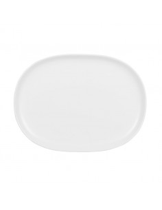 Moonstone Plate Oval White 22.5cm