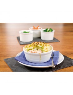 Cookware Dish Souffle White Stackable 34cl