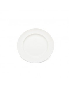 Plate Broad Rim White 21.5cm Polycarbonate