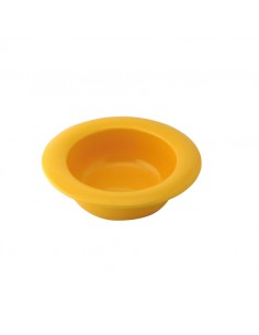 Dignity Bowl Wide Rim Yellow 19.5cm Ceramic