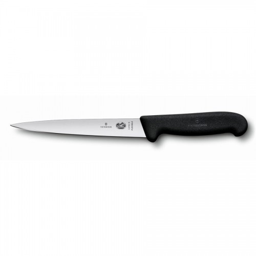 Victorinox Filleting Knife, Black Handle 15cm