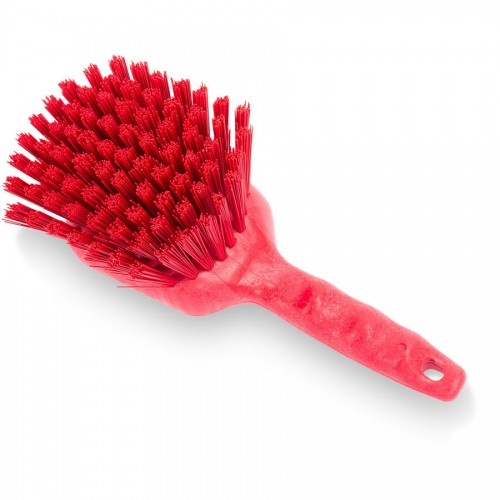Utility Scrub Brush 8in Red