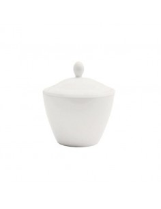 Simplicity Harmony Sugar Bowl Covered White