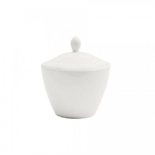 Simplicity Harmony Sugar Bowl Covered White