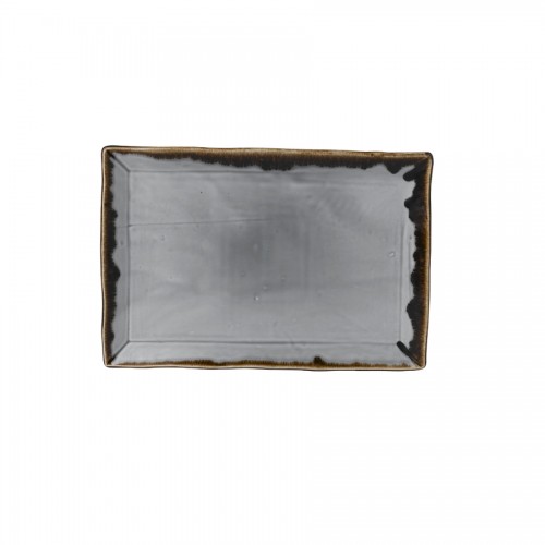 Harvest Grey Rectangle Tray 13 1/2 x 9 1/8in
