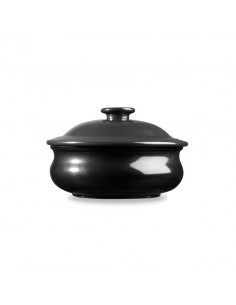 Rustics Simmer Black Lidded Stew Pot 14cm 43cl