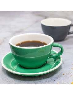 Superwhite Tulip Shaped Cup Speckle Black170ml 6oz 2