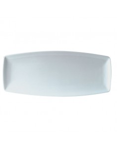 Neo Four Rectangular Plate White 10 x 35.5cm 2