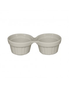 Chef's Fusion Double Ramekin White 13cm