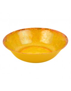 Orange Casablanca Melamine Large Salad Bowl