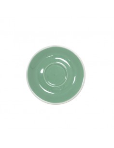 Superwhite Saucer Sage Green 11cm 4.3in