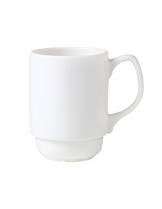 Monaco Mug White Stackable 26cl 2