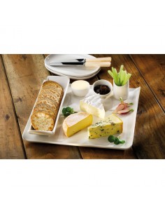 Buffet Trays Rectangular White 20 x 58cm 2