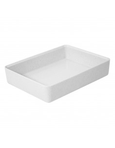 Kata White Melamine Crock 260x345x70mm 4200ml