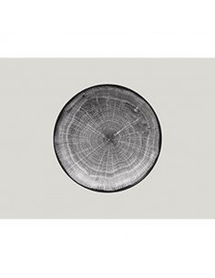 Woodart Deep Coupe Plate 23cm Beech Grey