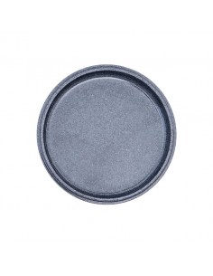 Mirage Fusion Melamine 11cm Black Speckle Plate/Lid