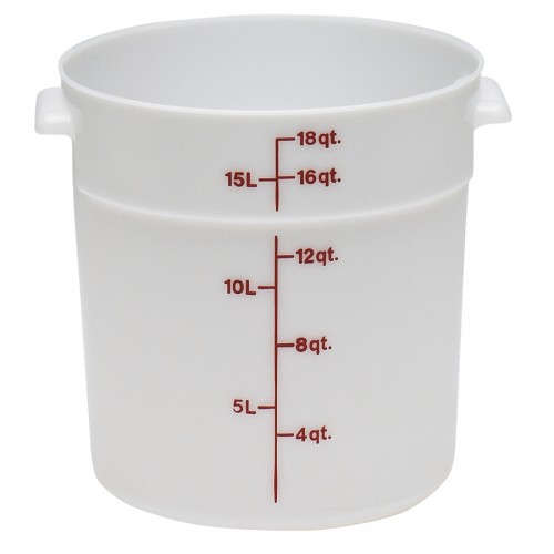 Container With Metric Measurements Poly 17.2ltr