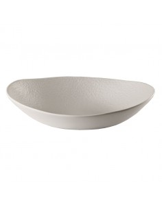 Artic Oval Bowl 25x16cm Matt White