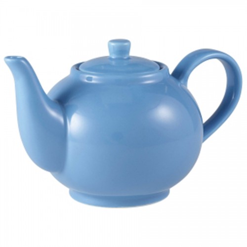 Royal Genware Teapot 45cl Blue